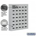 Salsbury Cell Phone Storage Locker - 7 Door High Unit (5 Inch Deep Compartments) - 35 A Doors - steel - Surface Mounted - Resettable Combination Locks